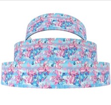  7/8 INCH 22mm GROSGRAIN RIBBON Hair Bow Supplies Stitch Angel cartoon