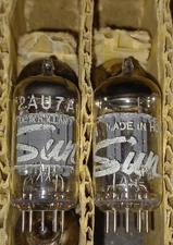 2 x AMPEREX 12AU7A 12AU7 ECC82 Tubes