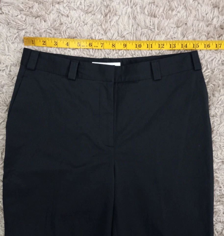 Real Clothes Straight Leg Womens Black Career Dress Pants Size 6 - Image 4 of 4