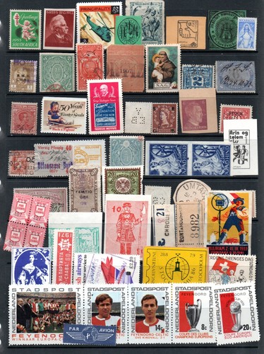 Worldide Mixture Of Stamp Oddments-Revenues/Locals/Poster/Cinderella Etc - 第 1/1 張圖片