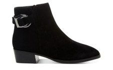 Steven by Steve Madden Black Suede Ringer Wat...