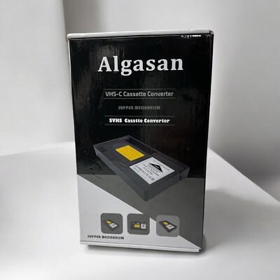 VHS-C Cassette Adapter Converter Compatible With SVHS Camcorders JVC RCA 