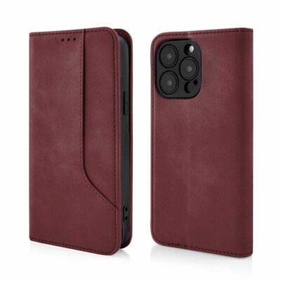 FÜR SAMSUNG GALAXY A56 5G - PRIME Book Case Hülle Handy Schutz Tasche WEINROT