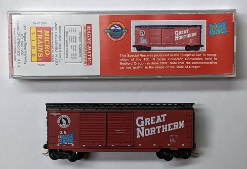 MTL Micro-Trains Special Run 2.45 Great Northern GN 15467 graffiti boxcar | Zustand: New