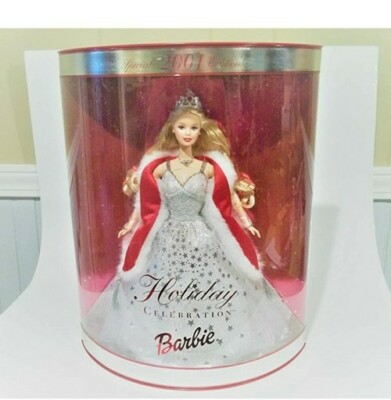 Mattel Holiday Celebration Barbie, Special 2001 Edition, 50304