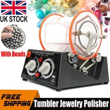 3KG Rotary Tumbler Jewelry Polisher Finisher Machine Stone Coin + Polishing Bead
