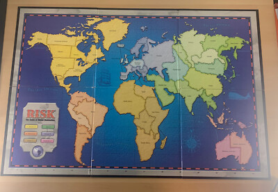 Risk Ebay RISK GAME BOARD ONLY Replacement PART / Piece from 1998 | eBay