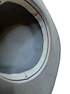 Vintage Women’s Hat Gray Felted Wool Flat Top German By H.T.B. Hutmanufaktur EUC s-l1200.jpg main image 4