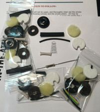 LIONEL SMOKE REPAIR KIT 9 PC PILL TO LIQUID SMOKE W/ 9 STEP INSTR 5 KITS 