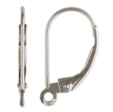 925 Sterling Silver Lever Back Earring Finding W/ Openable Ring 10, 20 or 50 pcs
