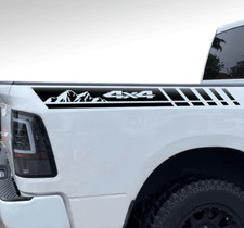 Stripes Bedsides Decals Fits Dodge 4x4 Truck Ram Hemi Decal Vinyl Sticker L1