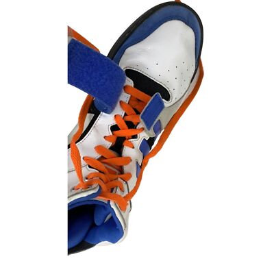Mens Adidas Streetball 1.5 G99873 Basketball Leather White/Blue/Orange Size 11 Adidas Retro High Top Streetball 1.5 High Top Basketball  main image 4