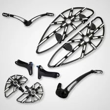 Rider passenger footboards Floorboards Shift Brake levers For Harley Road Glide