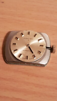 montre PONTIAC SIMPATICO SWISS MADE bien lire le descriptif | eBay