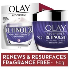 Olay Regenerist Retinol 24 Night Face Moisturizer - 1.7oz FRAGRANCE FREE NEW 