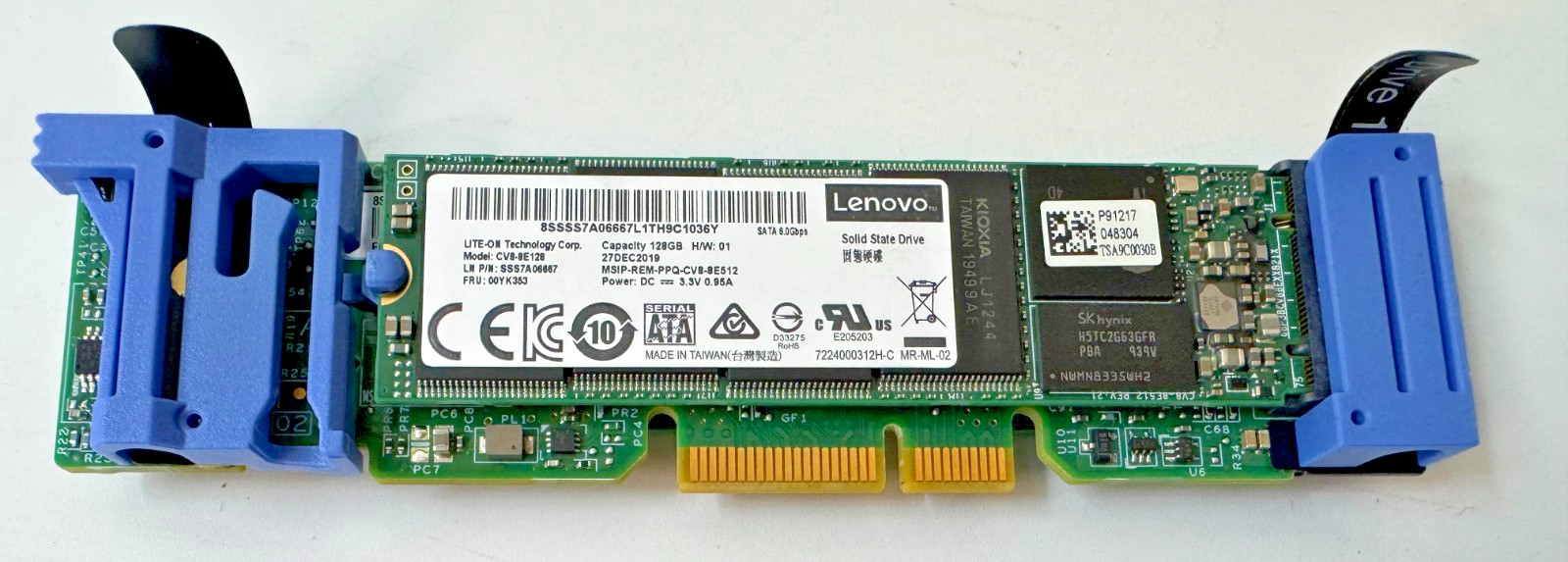 Lenovo ThinkSystem Boot Device Dual M.2 Module w/ 2x SATA 128GB SSD's 01KN511