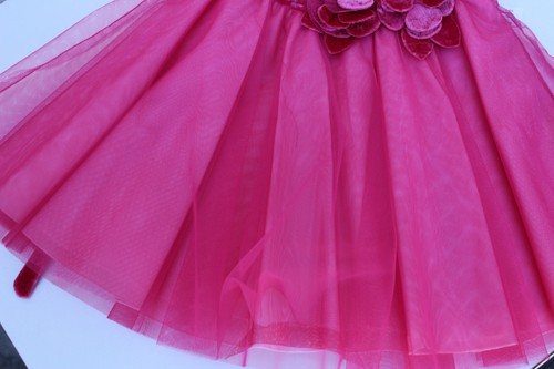 Aletta Vestito Abito da Fiaba con Fiori 🌞 68 🌞 Battesimo Matrimonio 100% Originale - Foto 3 di 6