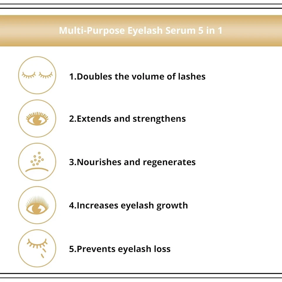 Eveline Cosmetics SOS Wimpern Serum Für Wimpernverlängerung | 10 ML | Verdickt  - Bild 4 von 4