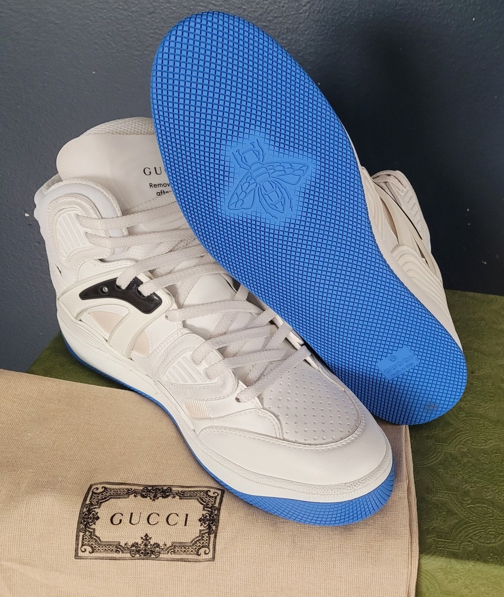 GUCCI デッキシューズ 青/アイボリー GUCCI デッキシューズ 青/アイボリー