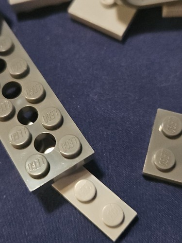 Assorted Grey / Light & Dark Grey LEGO Bricks & Blocks - Unique Pieces - 4.95oz - Picture 8 of 16