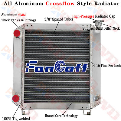 3 Row Radiator 86401465 For Ford New Holland TC35 TC35D D35 D40 DX35 DX40 TC40D
