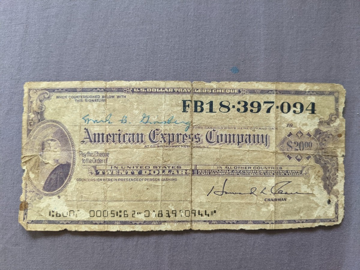 American Express トラベラーズチェック 1921-2001 American Express トラベラーズチェック 1921-2001