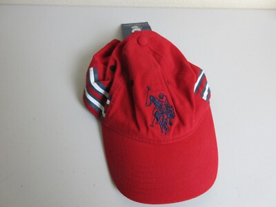 US Polo Assn Association Baseball Hat Cap Adjustable Belt Adult - Red (NWT)