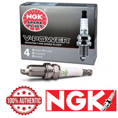 4 pcs NGK V-Power Spark Plugs for 1997-2001 Toyota Camry 2.2L L4 - Engine bp