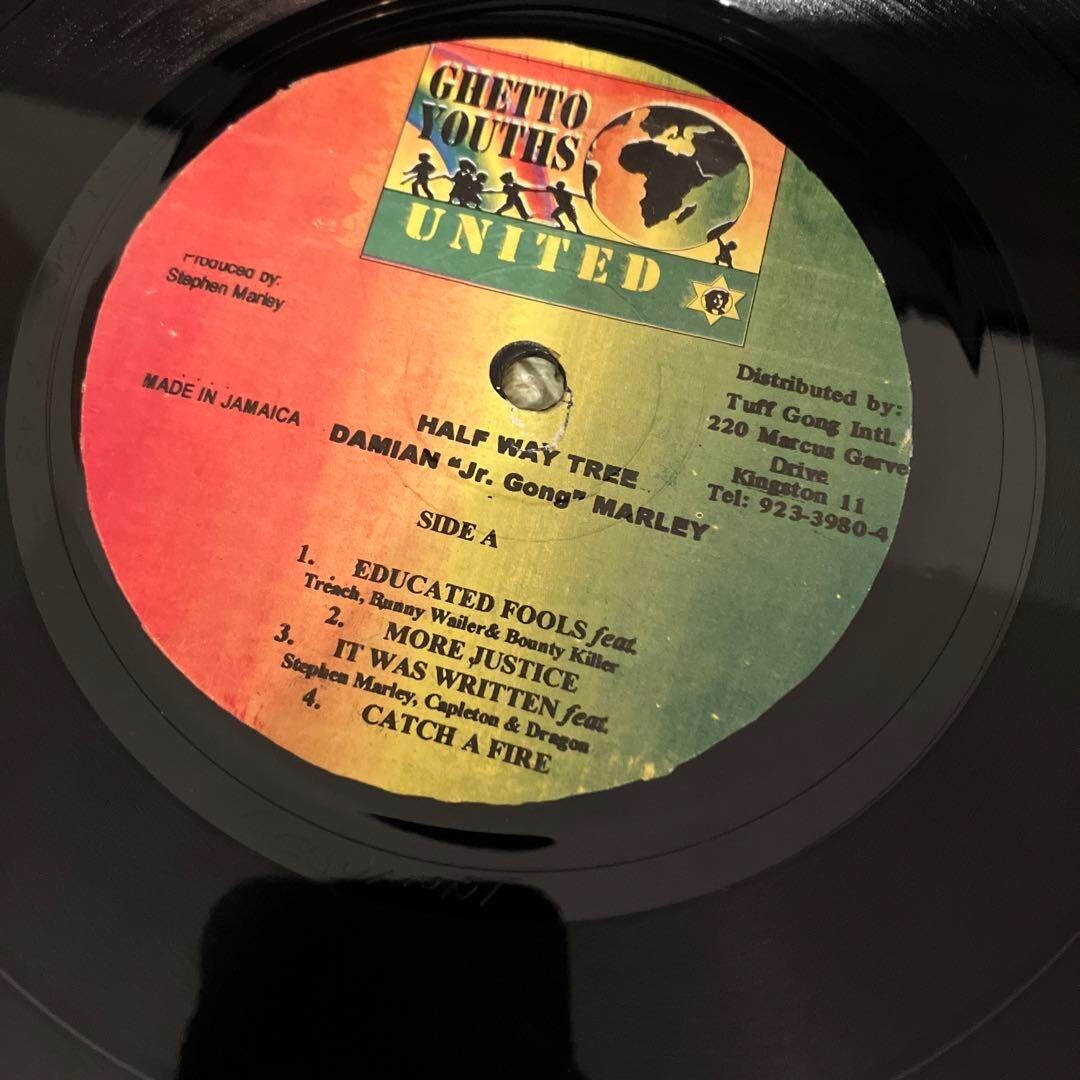 Damian Marley / Halfway Tree 2001 Jamaica LP Jr. Gong Ghetto