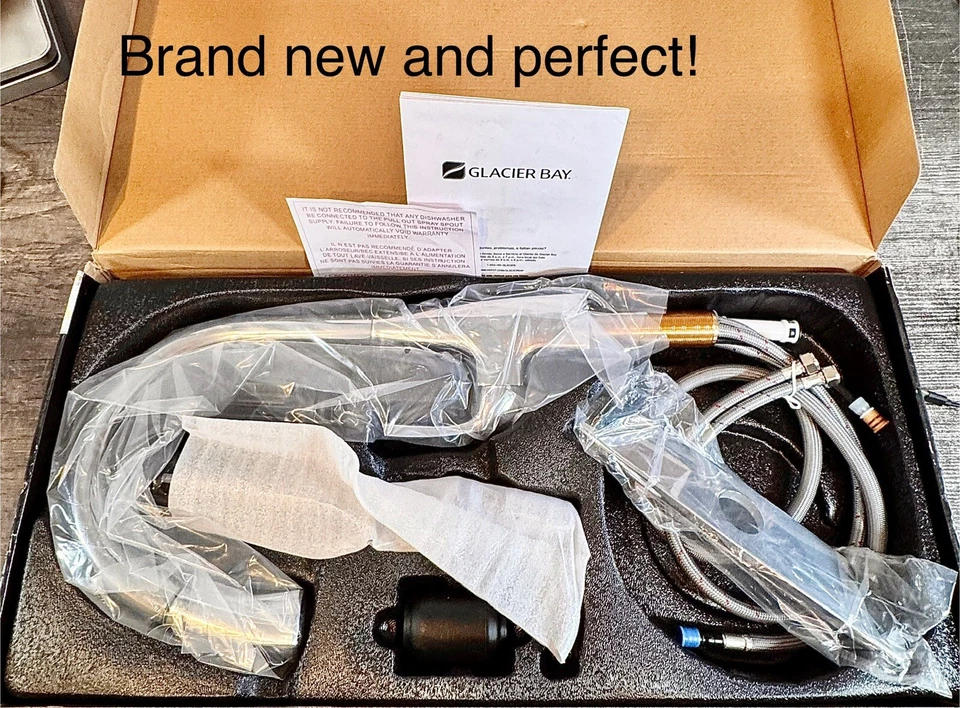 Grifo de cocina rociador extraíble Glacier Bay Calandine de 1 manija con jabón - cromo Foto 2 de 2