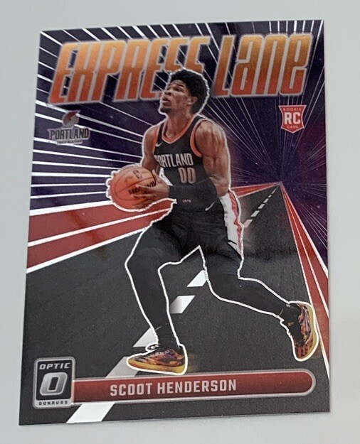 2023-24 Panini Donruss Optic Scoot Henderson RC Express Lane #14 Rookie Card 🔥