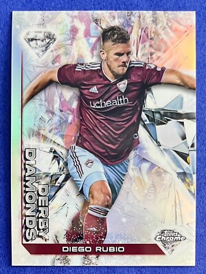 Diego Rubio 2023 Topps Chrome MLS DERBY DIAMONDS INSERT #DD-13 COLORADO RAPIDS