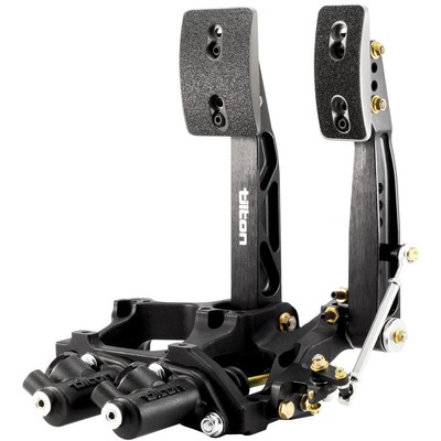 Tilton 2 Pedal Reverse Cylinder Under Foot Floor Mount Brake