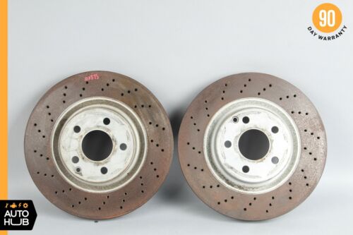 03-06 Mercedes R230 SL500 SL600 Front Brake Rotor Disc Set of 2 Left & Right OEM