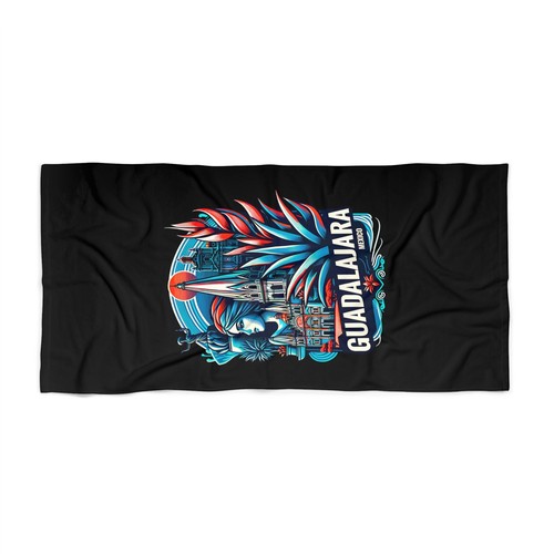 Guadalajara Mexico Beach Towel - Picture 3 of 3