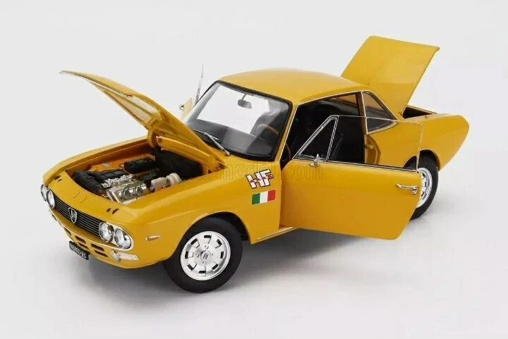 LANCIA FULVIA 1600 HF LUSSO 1971 ORANGE Limited Edition 1000 pcs Norev 1/18 NEW - Immagine 2 di 4