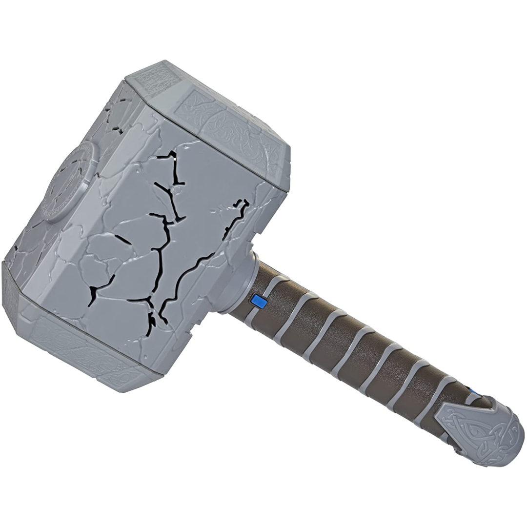 Marvel Studios Thor  Love and Thunder Mighty FX Mjolnir Electronic Hammer Toy