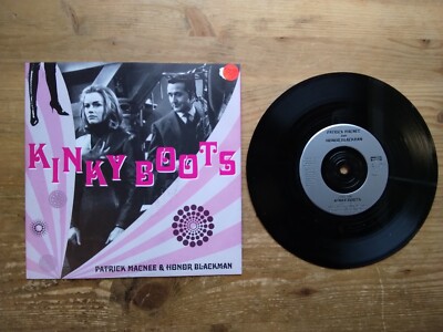 Patrick McNee Honor Blackman Kinky Boots VG+ 7'' Single Vinyl Record KINKY1