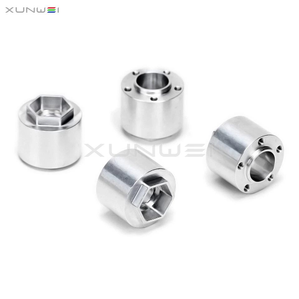4pcs 5 Holes Wheel Hex Hub 12mm For RC Rims 1.9" 2.2" Off-Road Truck Crawler - Image 3 of 4