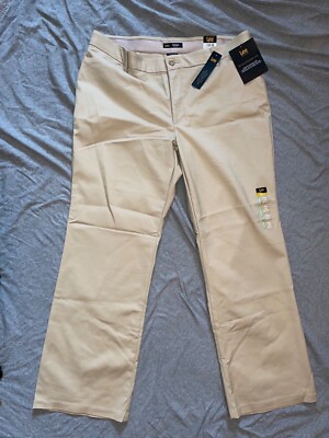 Lee® Flex Motion Trouser Pants, Color: Bungalow Khaki, Women’s Size: 18 