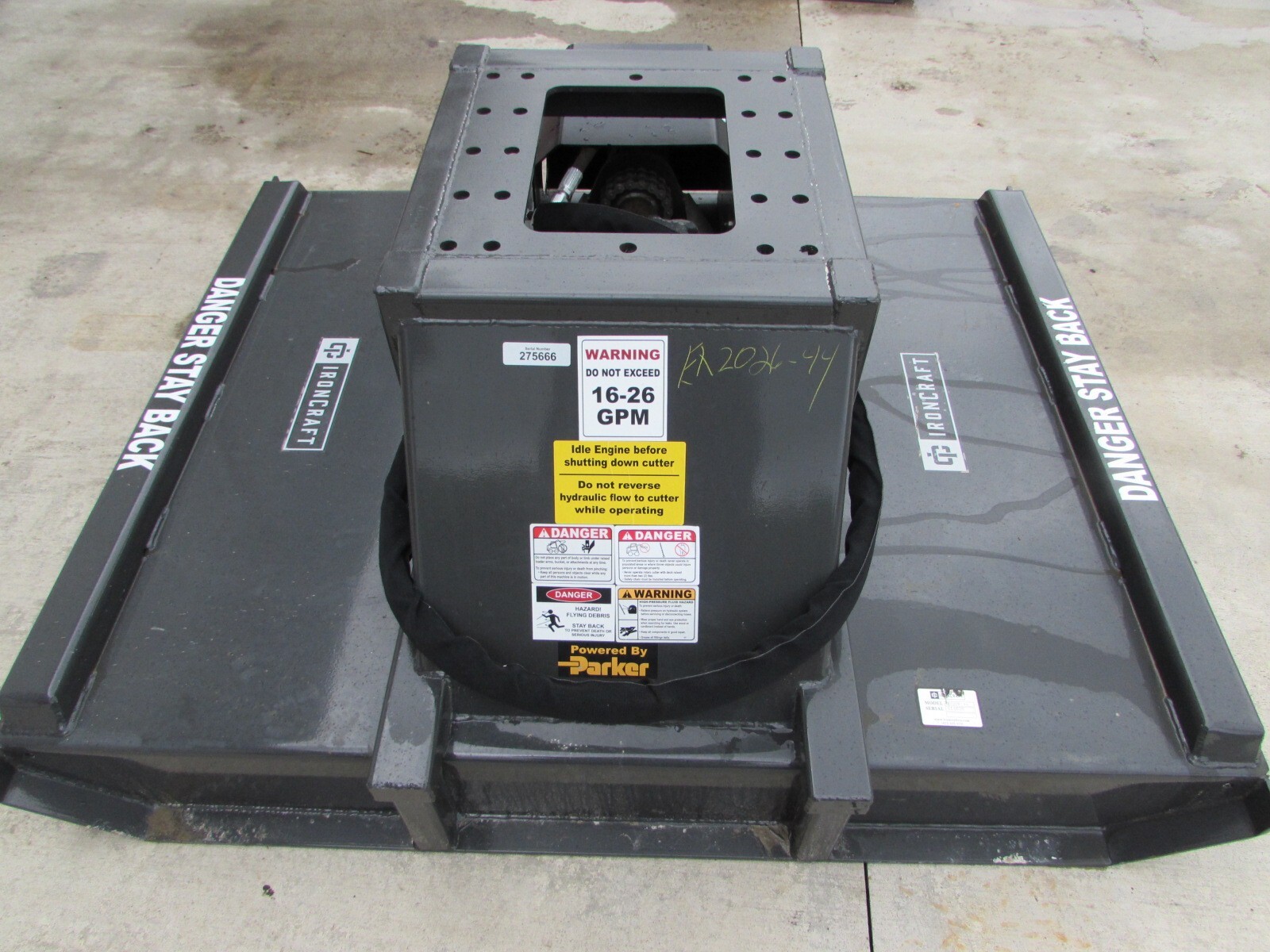 CID IRONCRAFT 48" MINI EXCAVATOR EXTREME BRUSH MOWER BOBCAT KUBOTA JOHN