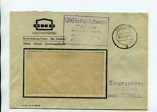 DDR Dienst ZKD Brief Teltow 16.12.63 GHG f&uuml;r Haushaltwaren Kreis Potsdam