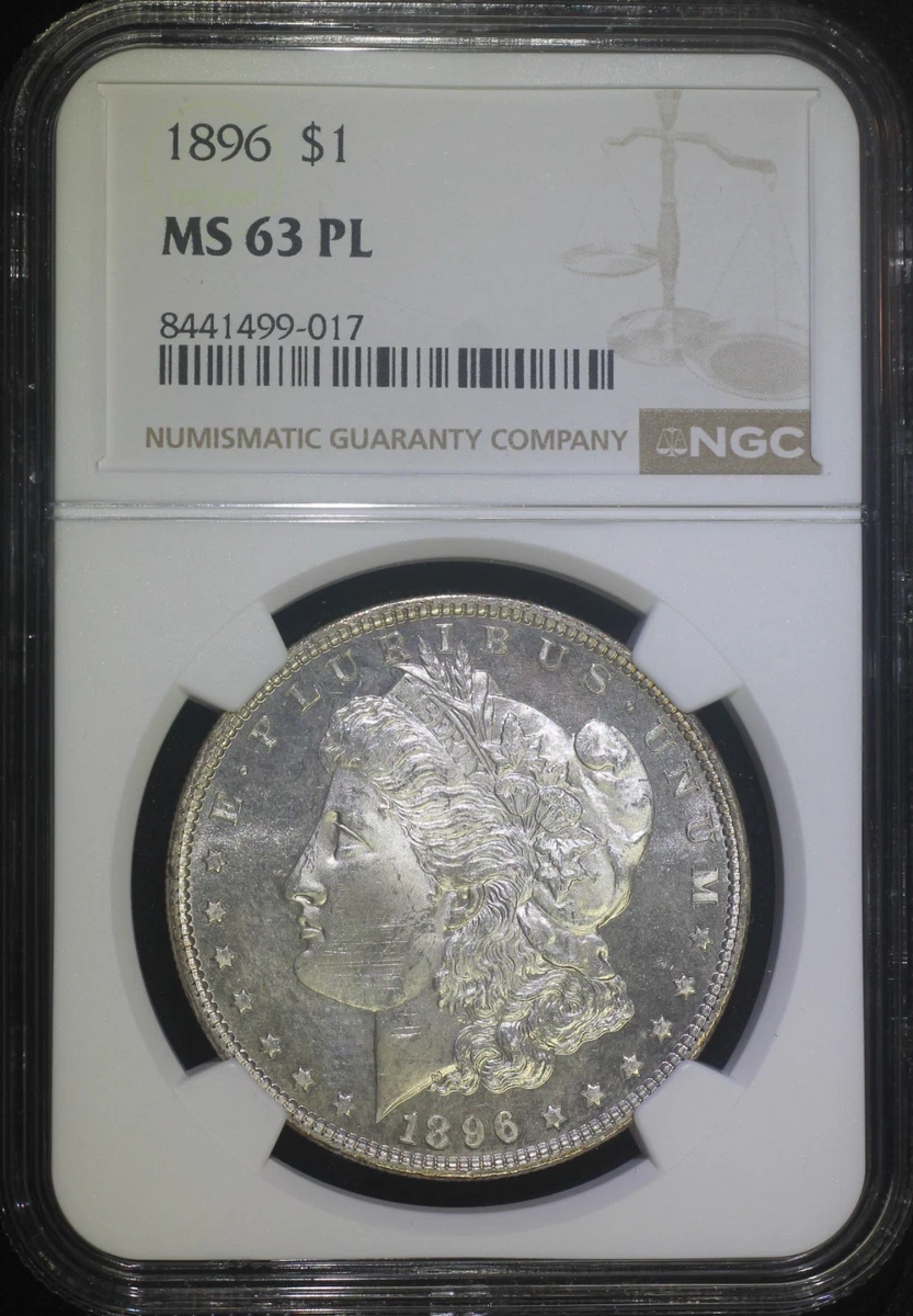 MS 63 Graded 1896 Year Morgan US Dollars (1878-1921) for sale | eBay