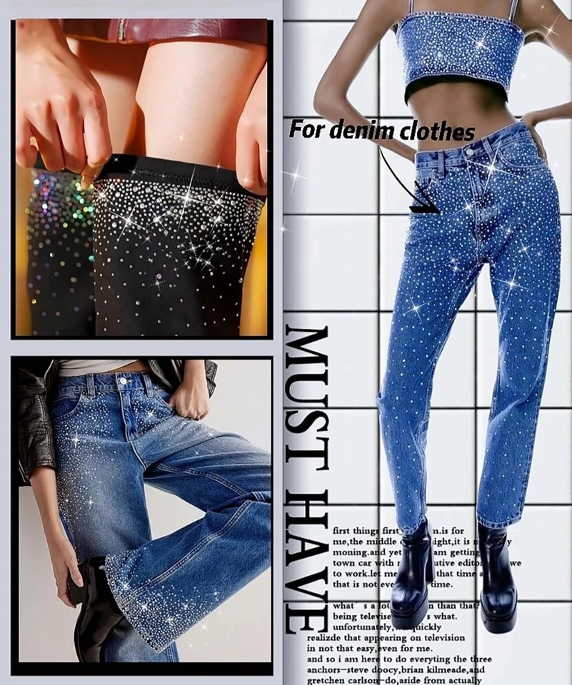 Hojas de hierro sobre diamantes de imitación para prensa de calor | Hotfix diamantes de imitación transferencia... Foto 4 de 4