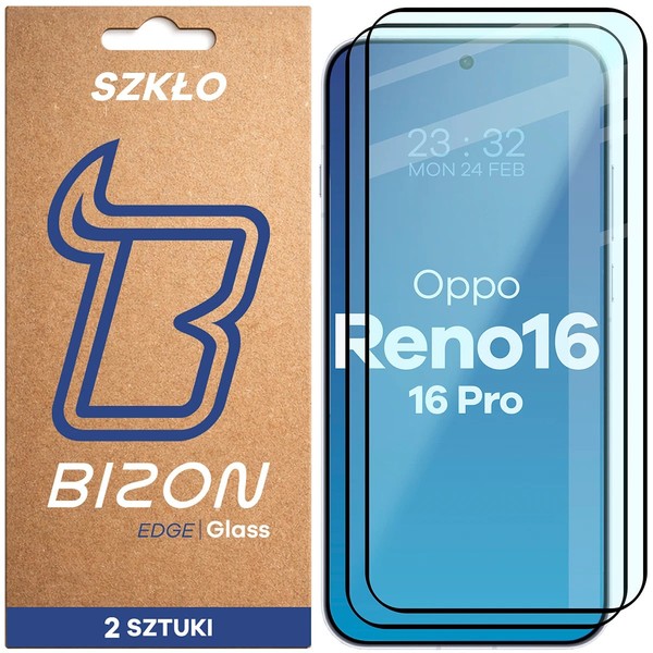 2X Schutzglas FüR Oppo Reno16/Reno16 Pro 5G Bizon Displayschutzglas Hartglas-image