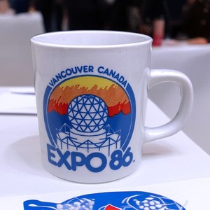 Vintage 1986 Expo 86 Vancouver, Canada 8-Ounce Coffee Mug