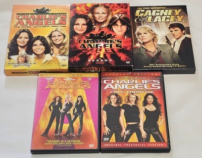 Charlie's Angles Season 2, 3 & Both Movies & Cagney & Lacey True Beginning DVD 