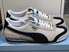 Puma Manchester City Roma Hombres Talla 11 Zapatos Gamuza Tenis Suavemente Usados Con Caja