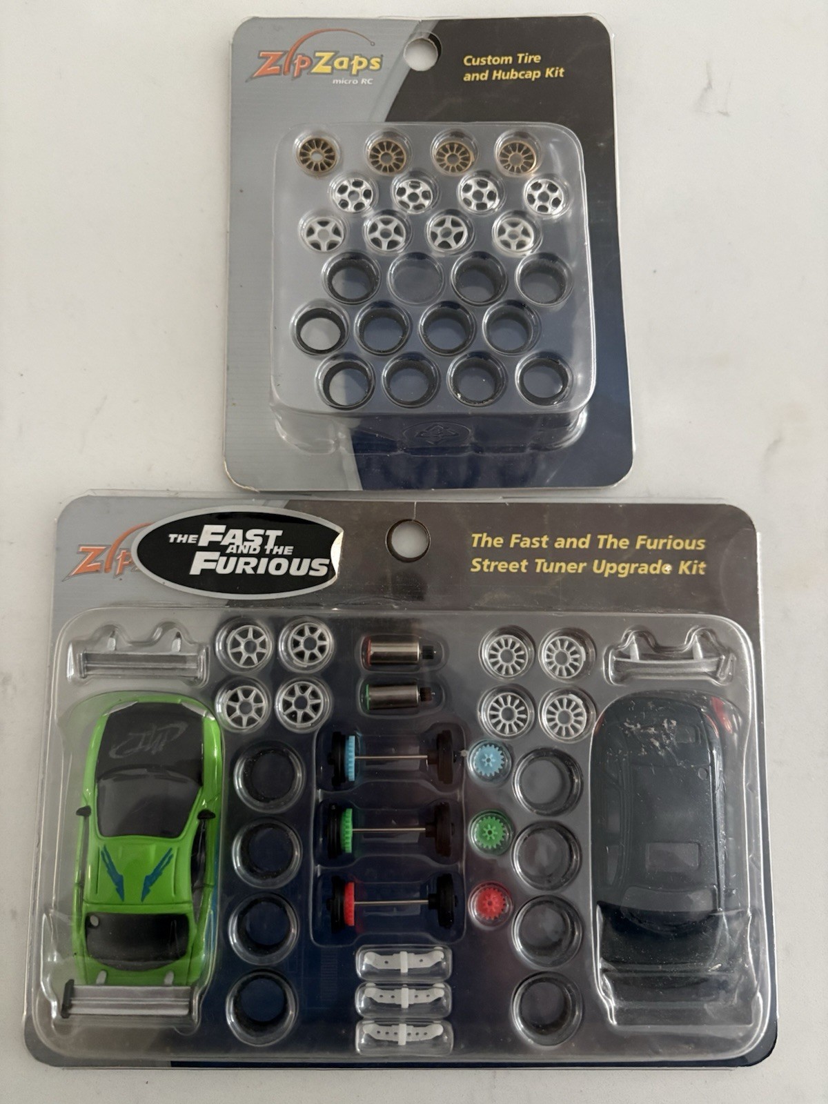 ZipZaps Micro RC Fast and Furious Tuner Upgrade Kit Eclipse & Rx7 + Tires Kit