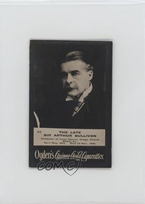 1901 Ogden's Guinea Gold Cigarette Cards Tobacco Sir Arthur Sullivan #62 0y9e